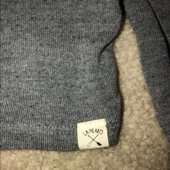 Cute gray hoodie from LA Hearts - Picture 6 of 7